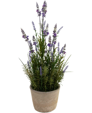 Kunstpflanze Lavendel 51 cm im Ziertopf
