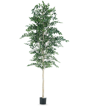 Der künstliche Berke-Baum 300 cm ist ein Baum mit Blättern darauf.