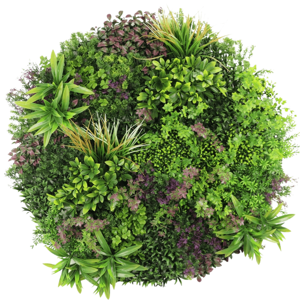 Künstliche Hecke auf Rahmen