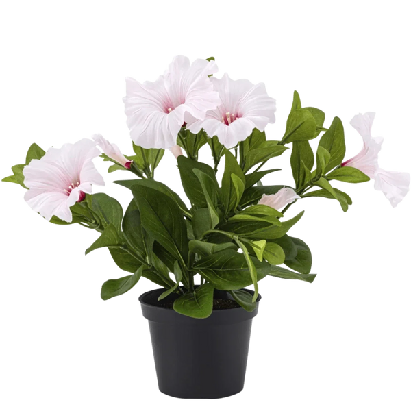 Künstliche Blumen im Topf
