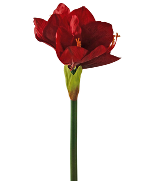Künstliche Blume Amaryllis rot 66 cm