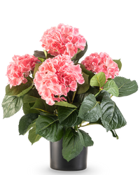 Künstliche Hortensie 43 cm rosa