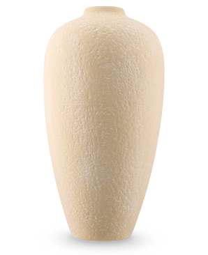 Vase Calm Bloom 42 cm creme-weiß