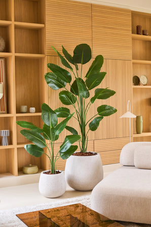 Künstliche Pflanze Strelitzia 120 cm real touch