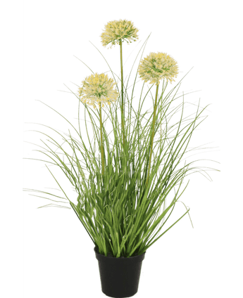 Kunstgras Pflanze Zwiebel 50 cm feuerhemmend