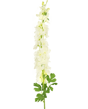 Künstliche Blume Delphinium 105 cm weiß
