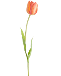 Künstliche Blume Französische Tulpe 60 cm orange
