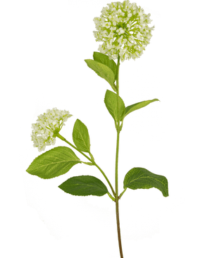 Künstliche Blume Schneeball/Viburnum 70 cm grün/weiß