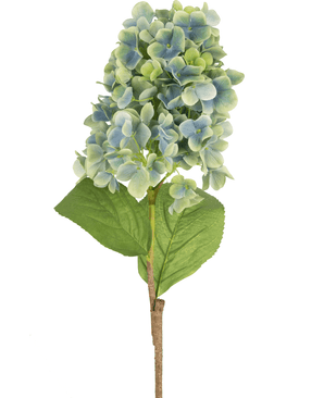 Künstliche Hortensie 93 cm blau