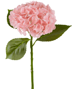 Künstliche Hortensie "Annabelle" Real Touch Pink 55cm