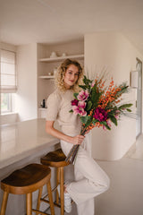 Künstlicher Blumenstrauß Cozy Winter 88 cm