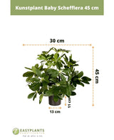 Kunstpflanze Baby Schefflera 45 cm