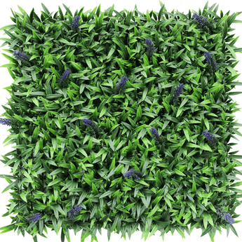 Kunstpflanzen Wand Lavendel 50x50 cm UV