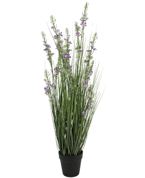 Kunstrasen Hirse Zwiebel Gras Topf 90cm feuerhemmend