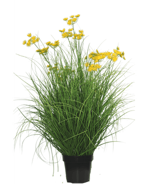 Kunstrasen Pflanze Asteraceae 90 cm feuerhemmend