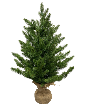 Hochwertiger Künstlicher weihnachtsbaum Mini "Lillemor" 60 cm 100% PE